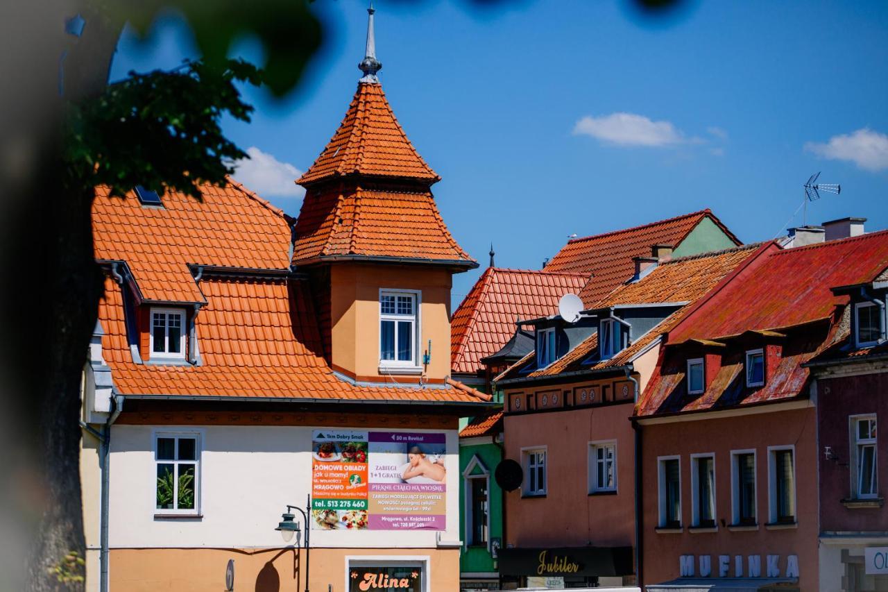 Апартаменты Okno Na Ratusz - Apartament De Luxe W Centrum Mragowa Мронгово Экстерьер фото